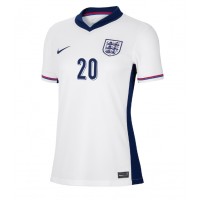 England Jarrod Bowen #20 Replica Home Shirt Ladies Euro 2024 Short Sleeve